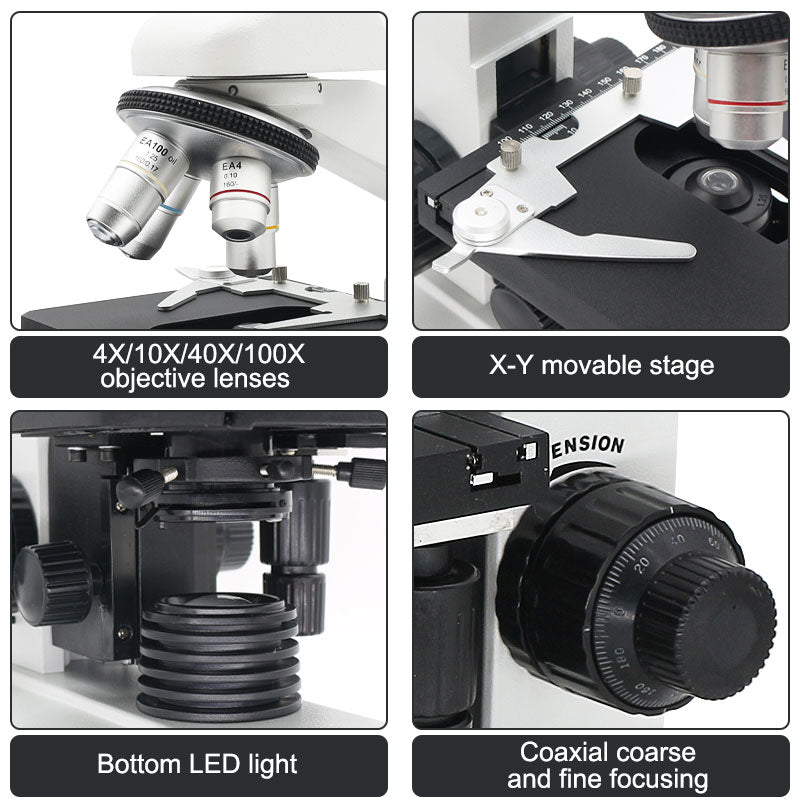 STEM Discovery Microscope – Science Exploration & Critical Thinking (Ages 6–8+ Years)