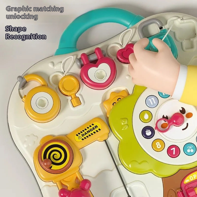 Toddler Busy Activity Board (Ages 1–2)