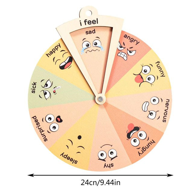 Feelings Wheel – Emotional Intelligence & Regulation Development Tool (Ages 4–8+ Years)