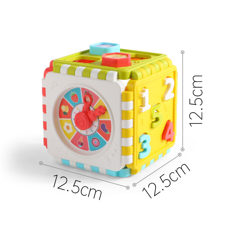 Toddler Activity Cube (Busy Box) – Cognitive, Sensory & Fine Motor Development Toy (Ages 1–2)
