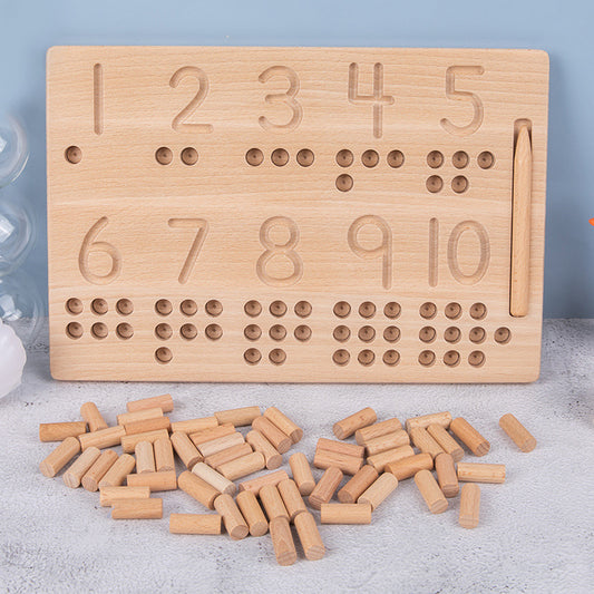 Montessori Numeracy Concept Board – Early Counting & Number Foundations (Ages 4–6+)