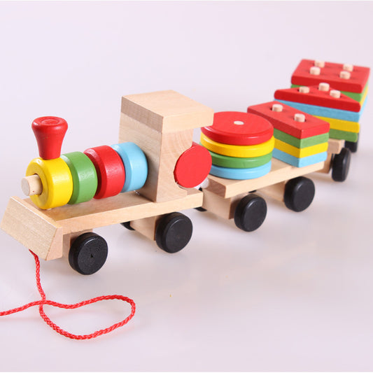 Push & Pull Toy Train Set (Ages 1–3)