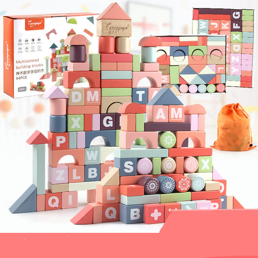 Alphabet Building Block Set – Language & Fine Motor Skills Builder (Ages 3–6)