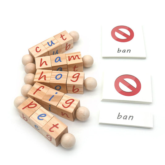 Montessori Word Building Blocks – Early Reading & Literacy Development (Ages 4–6+ Years)