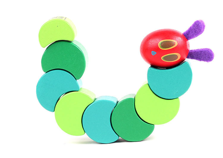 Caterpillar Building Puzzle – Fine Motor & Cognitive Skills Builder (Ages 2–4)