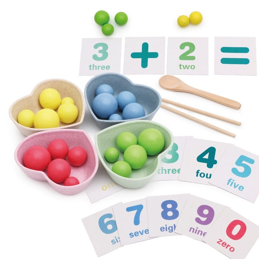 Montessori Counting & Sorting Math Game – Early Numeracy & Number Sense Development (Ages 3–6)