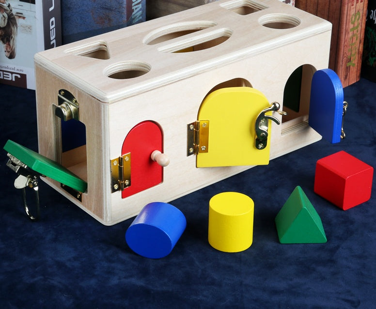 Montessori-style Toddler Sorting & Matching Block Set (Ages 1–2)