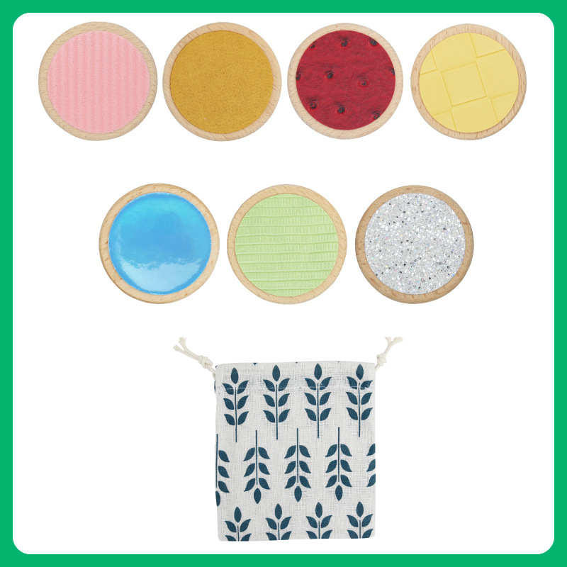 Tactile Sensory Matching Discs Set for Kids (Ages 2–4)
