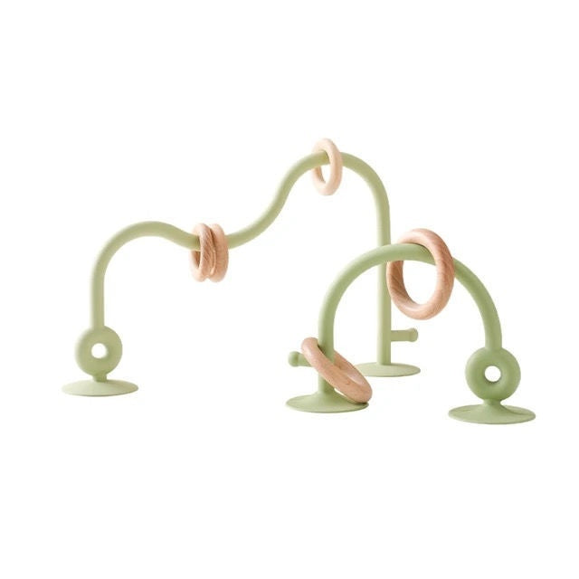 Montessori Silicone Threading Toy – Sensory & Fine Motor Development (Ages 0–2 Years)