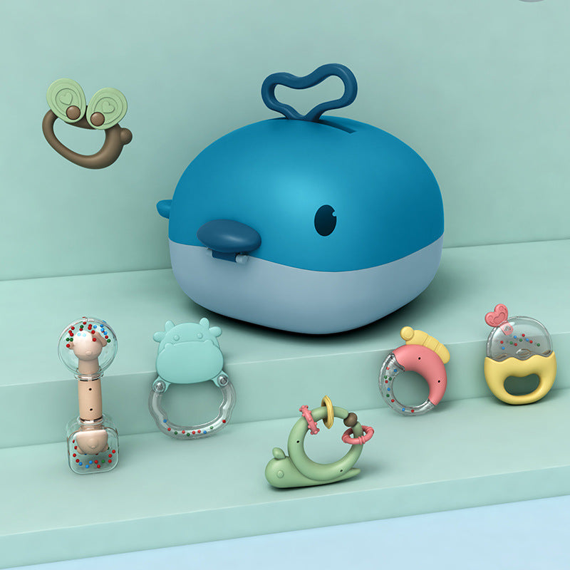 Marine Life Teether & Sensory Toy Set – Oral Sensory Support & Early Regulation (Ages 2–4+)