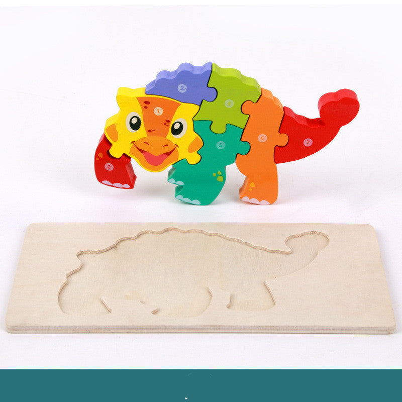 Montessori Numbered Animal Puzzle Set – Fine Motor & Sensory Development (Ages 2–4 Years)