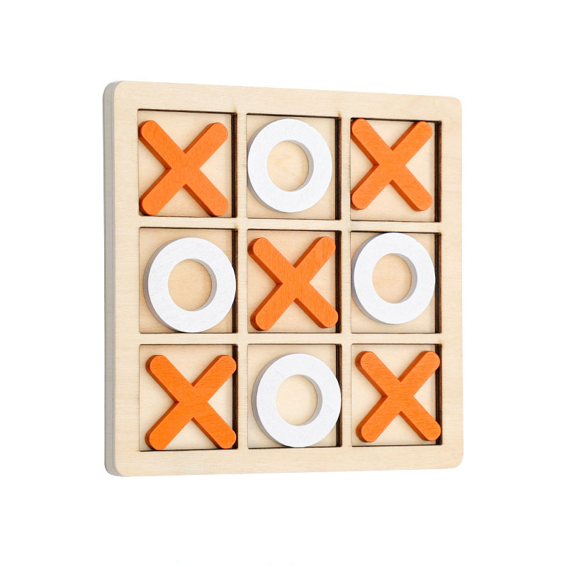 Montessori Wooden Tic Tac Toe – Strategy &amp; Cognitive Skills Game (Ages 5–8)