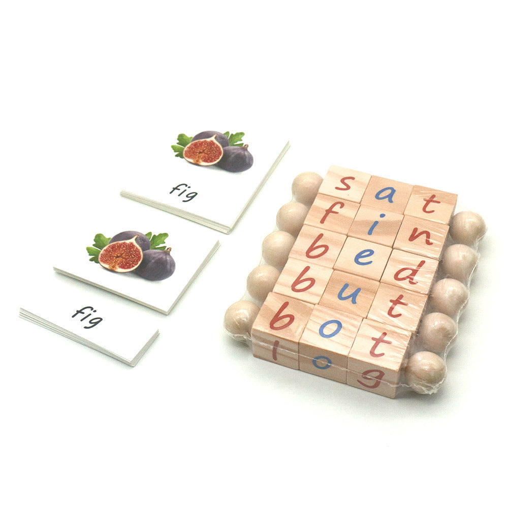 Montessori Word Building Blocks – Early Reading & Literacy Development (Ages 4–6+ Years)