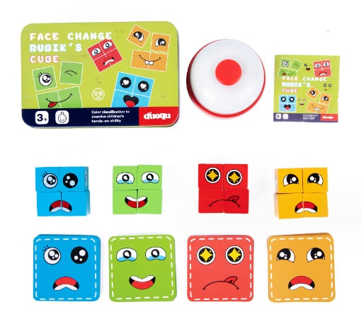 Emotion Expression Block Game – Emotional Intelligence & Sensory Regulation Play (Ages 4–8)