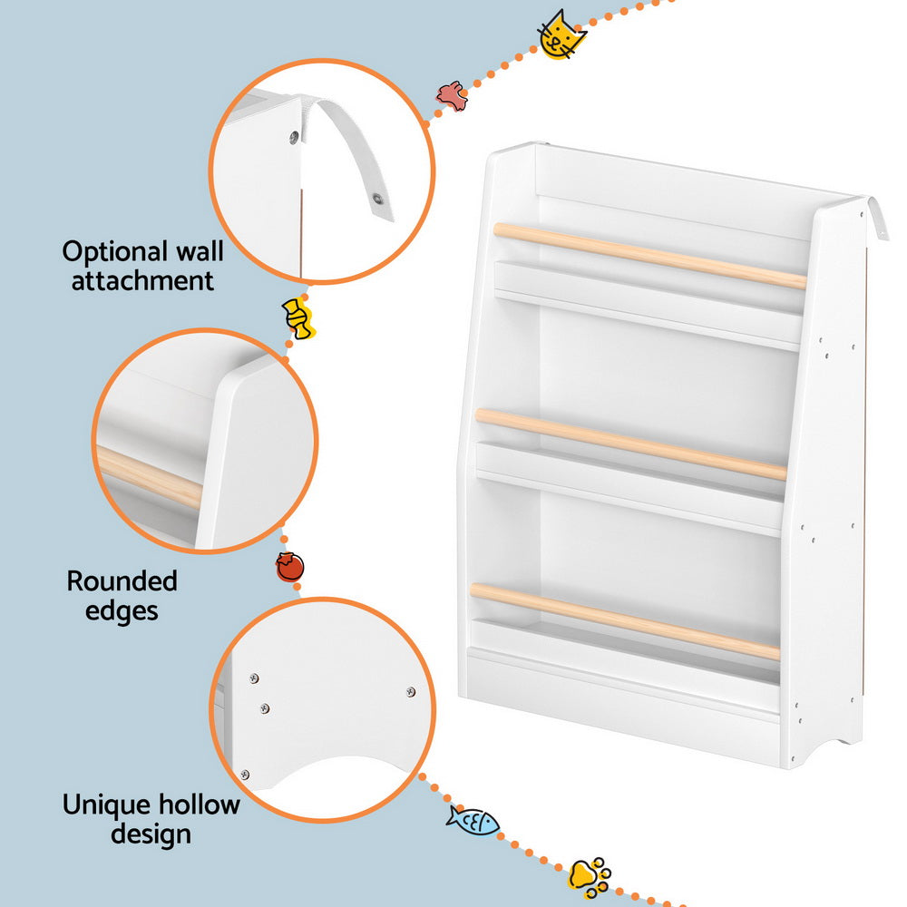 3-Tier Kids Bookshelf & Toy Organiser