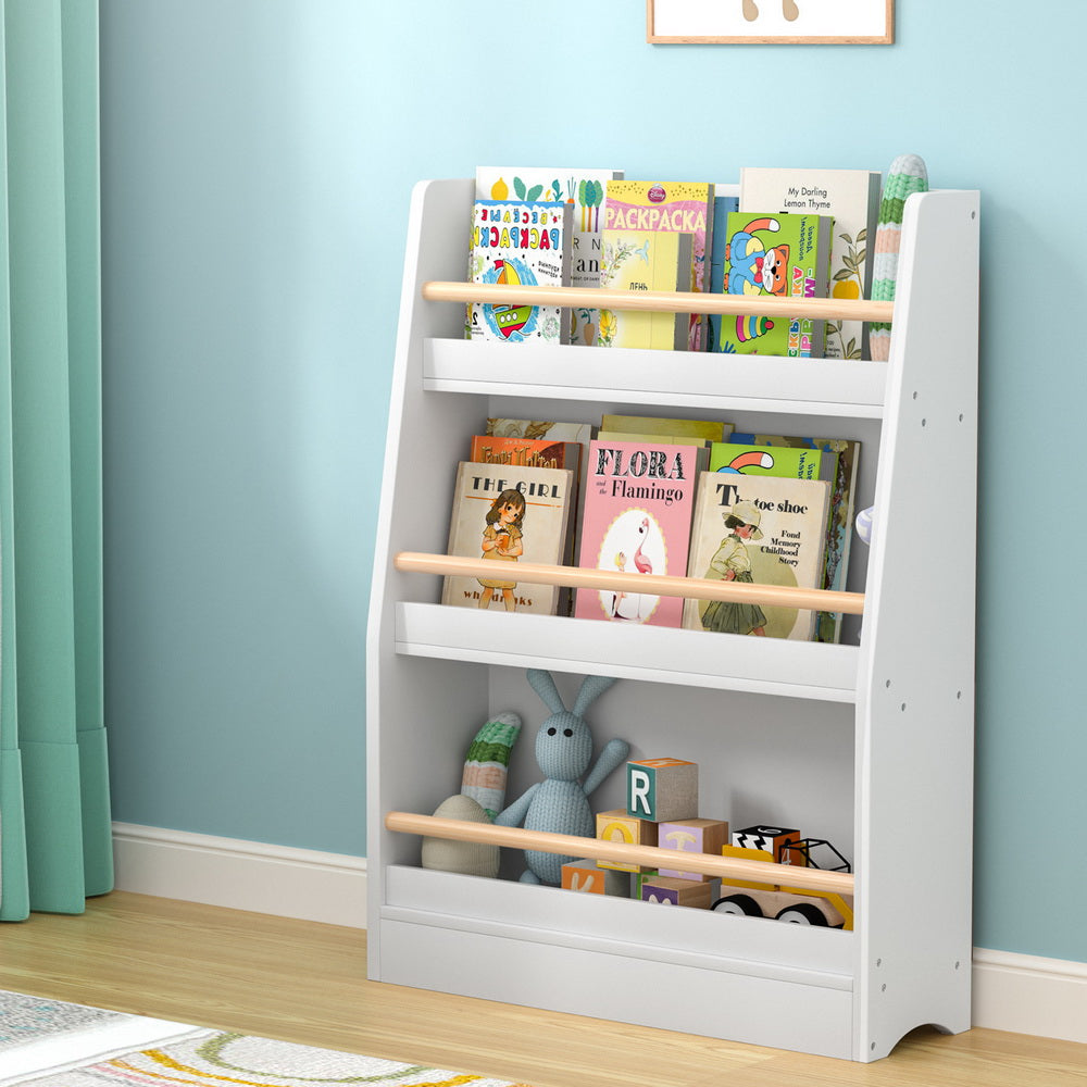 3-Tier Kids Bookshelf & Toy Organiser