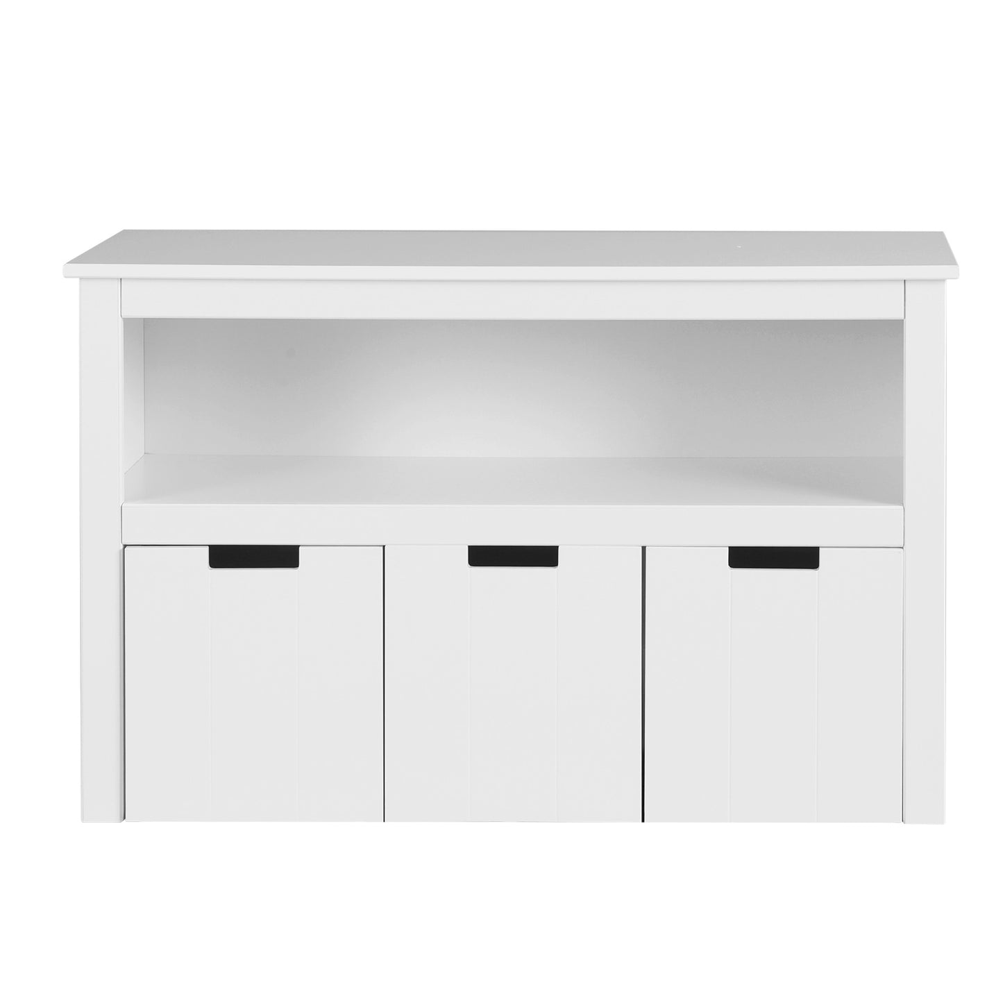 Kids Bookshelf Storage Cabinet with 3 Drawers Toy Organiser White