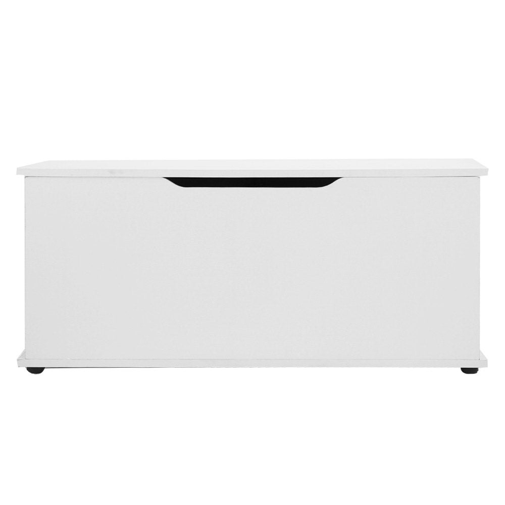 Wooden Toy Storage Chest with Safety Lid | Montessori Playroom Storage