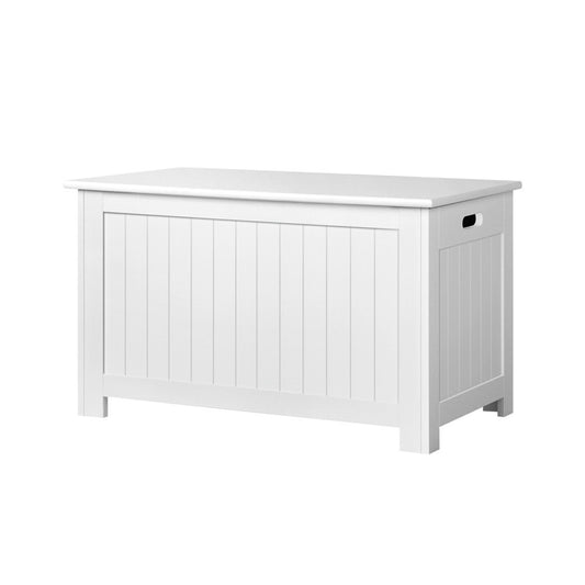 Montessori Kids Wooden Toy Box Storage Chest for Playroom & Bedroom