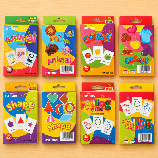 Early Education Flash Card Collection for Toddlers & Preschool Learning