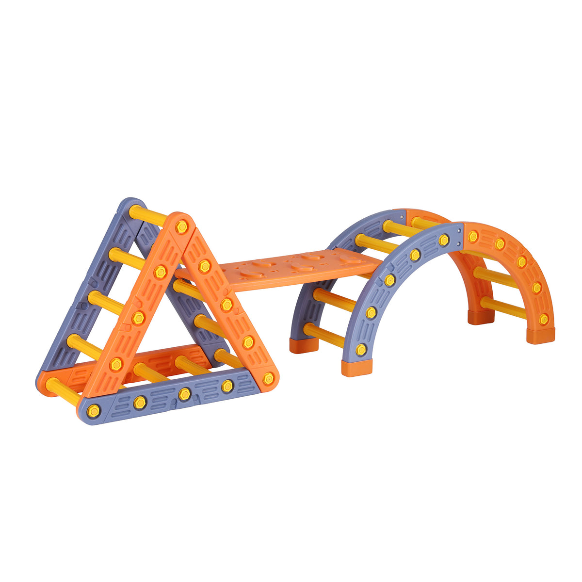 Keezi 5-in-1 Kids Climbing Frame, Slide & Balance Playset