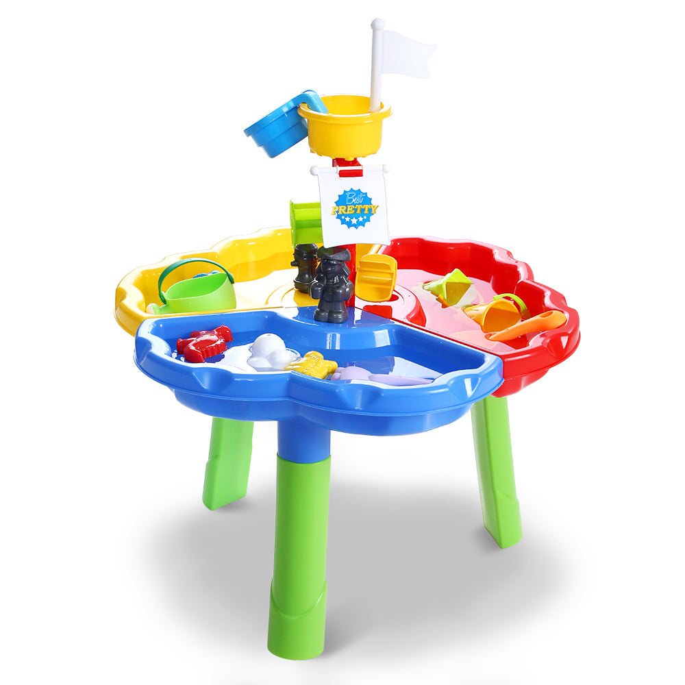 Kids Sand and Water Table Outdoor Sandpit Play Set Beach Toy