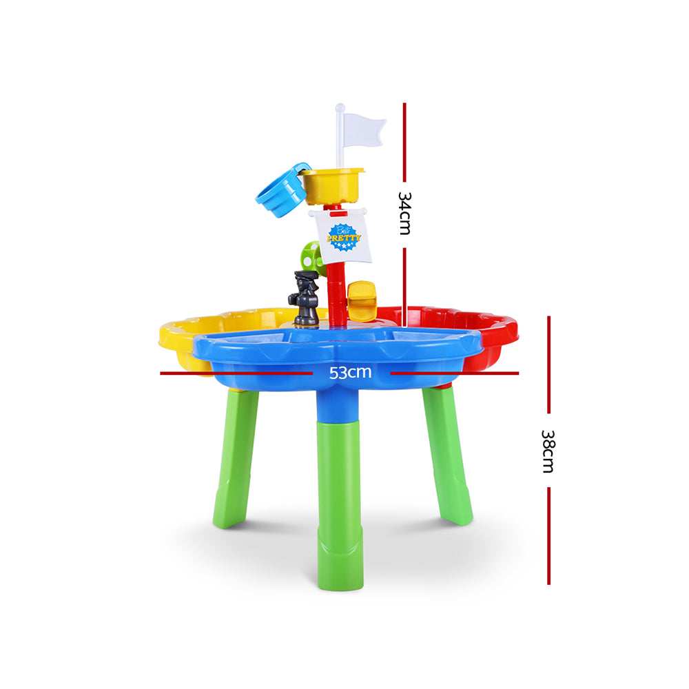 Kids Sand and Water Table Outdoor Sandpit Play Set Beach Toy