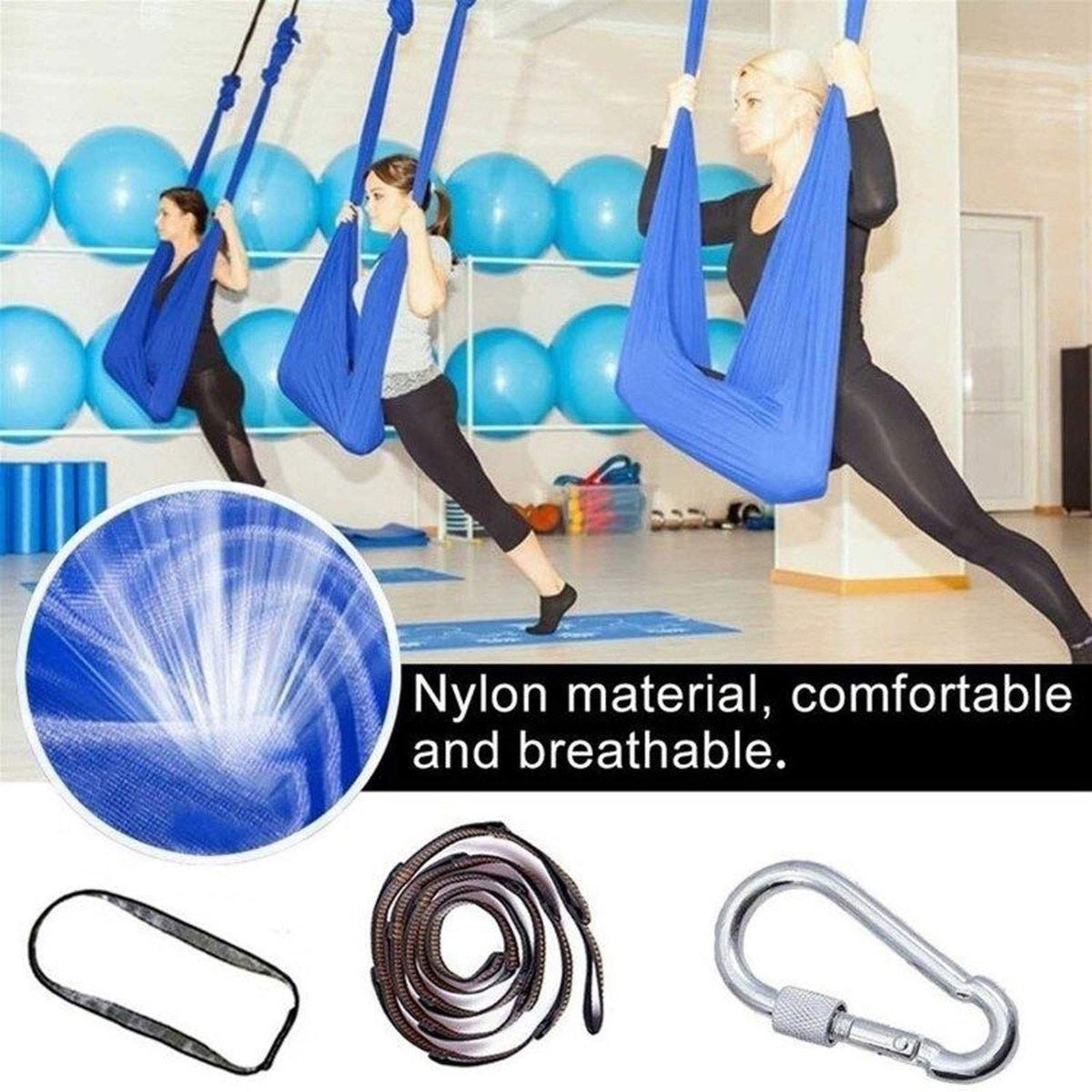 Sensory Cuddle Swing – Stretchy Aerial Pod Swing with Hanging Kit