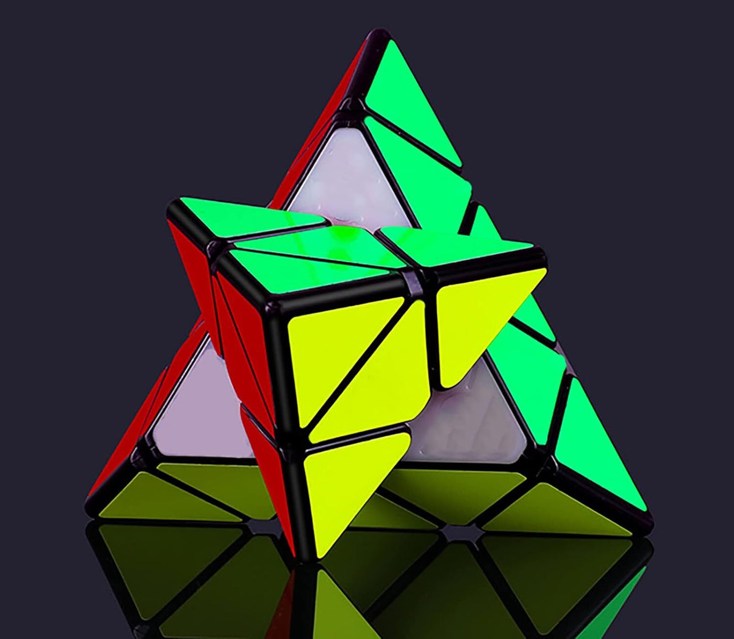 3x3 Triangle Speed Cube Puzzle – Pyramid Brain Teaser Toy