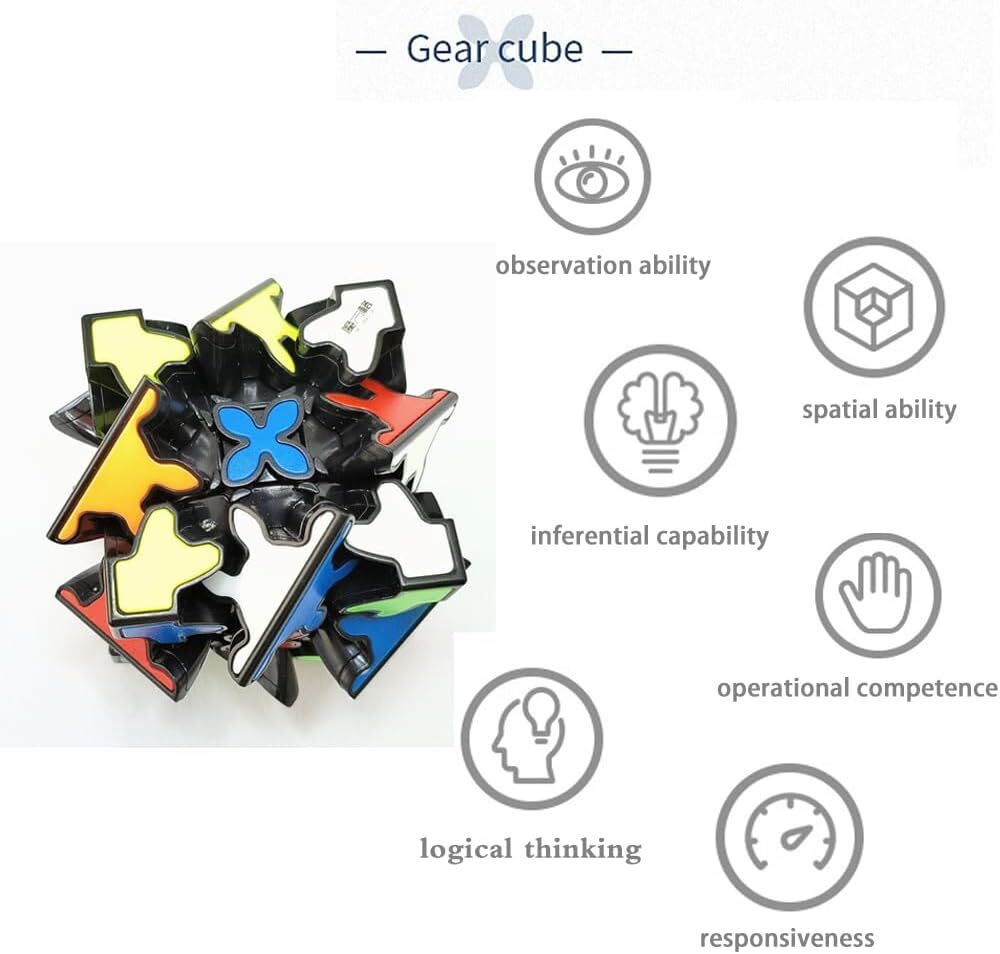 3x3 Speed Cube Puzzle – Educational Brain Teaser Toy