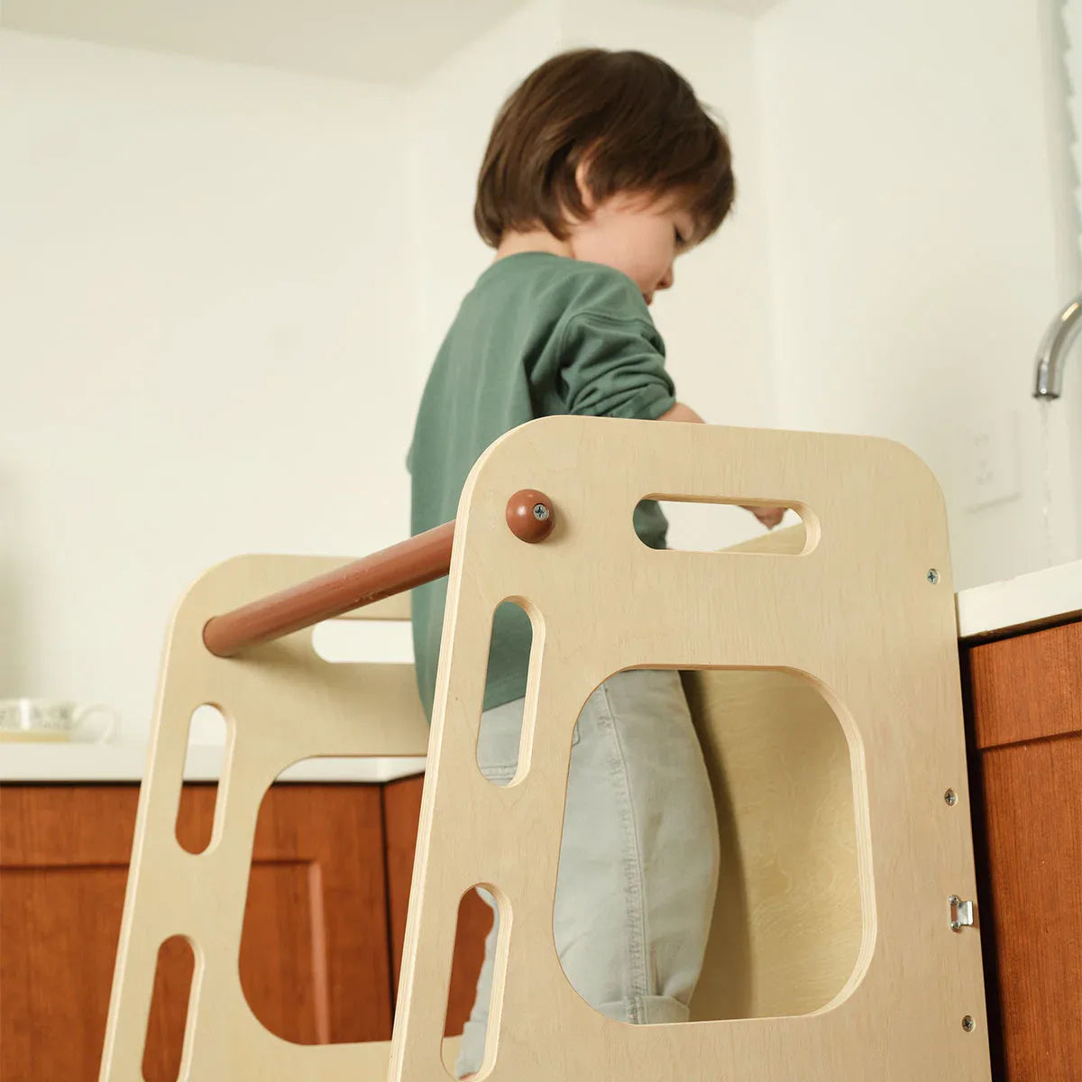 Convertible Helper Tower Table & Chair Montessori Learning Stool
