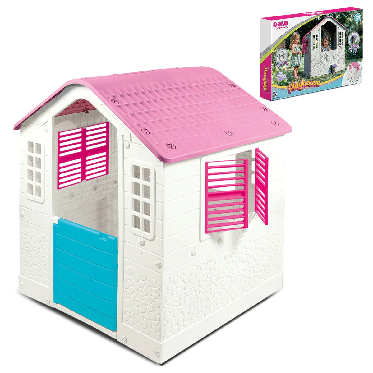 Lifespan Kids Dolu Playhouse Pink Indoor Outdoor Cubby House