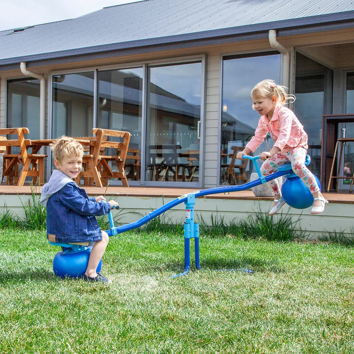 Lifespan Kids Bubble Seesaw 360° Rotating Bouncing Outdoor See Saw