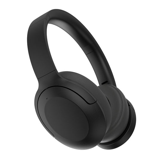 P3965 Bluetooth 5.3 ANC Wireless Over-Ear Headphones Foldable Noise Cancelling Black