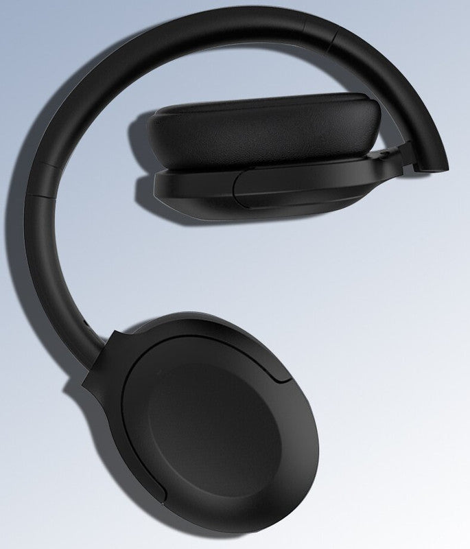 P3965 Bluetooth 5.3 ANC Wireless Over-Ear Headphones Foldable Noise Cancelling Black