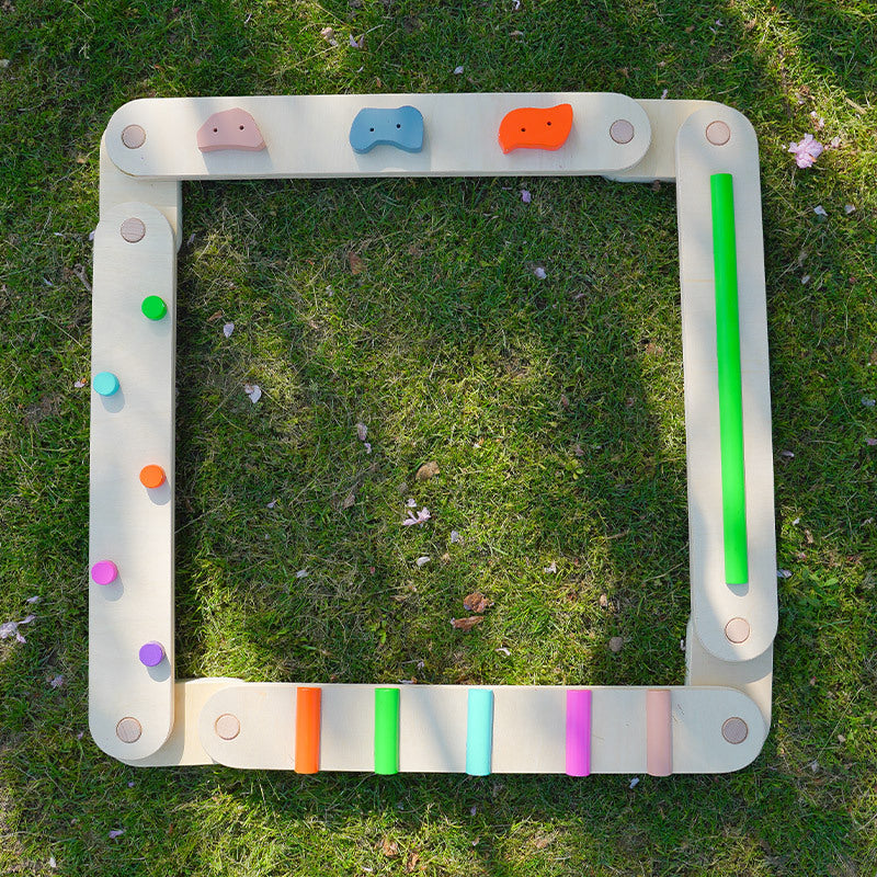 Wooden Sensory Balance Beam Set for Kids | Montessori Balance Toy