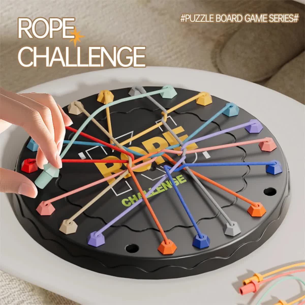 Unravel The Rope Challenge Game – Logic & Critical Thinking Educational Puzzle Board Game