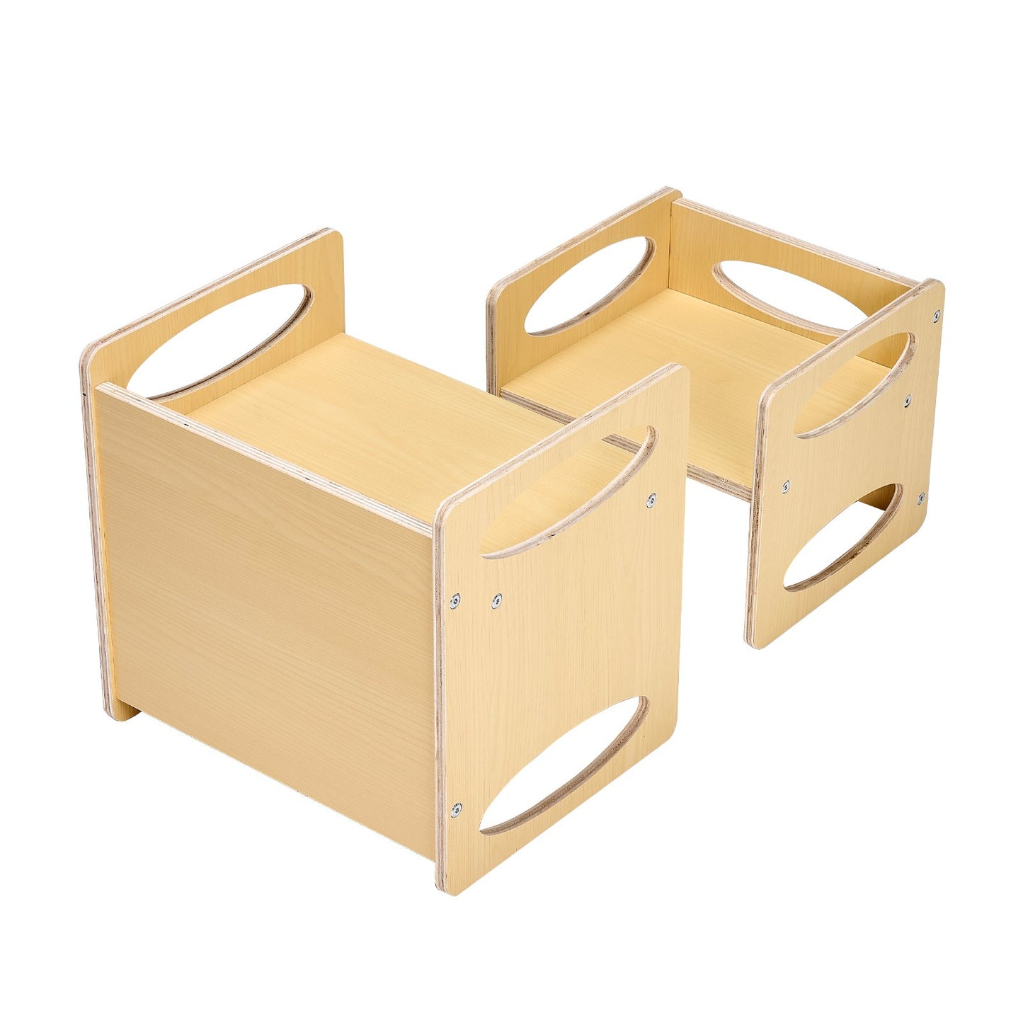 Montessori Weaning Table & Chair Set – Adjustable Wooden Toddler Learning Table