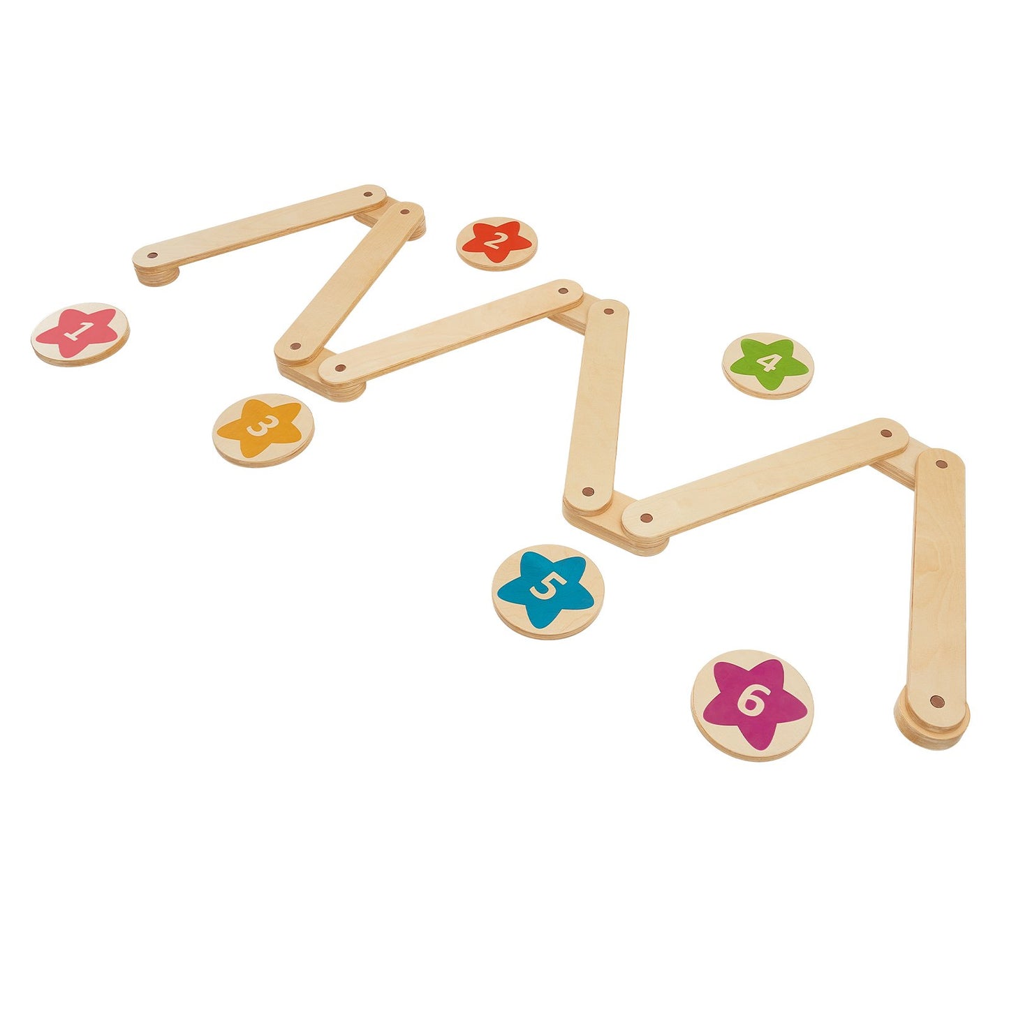Montessori Wooden Balance Beam Set for Kids | Sensory Stepping Stones