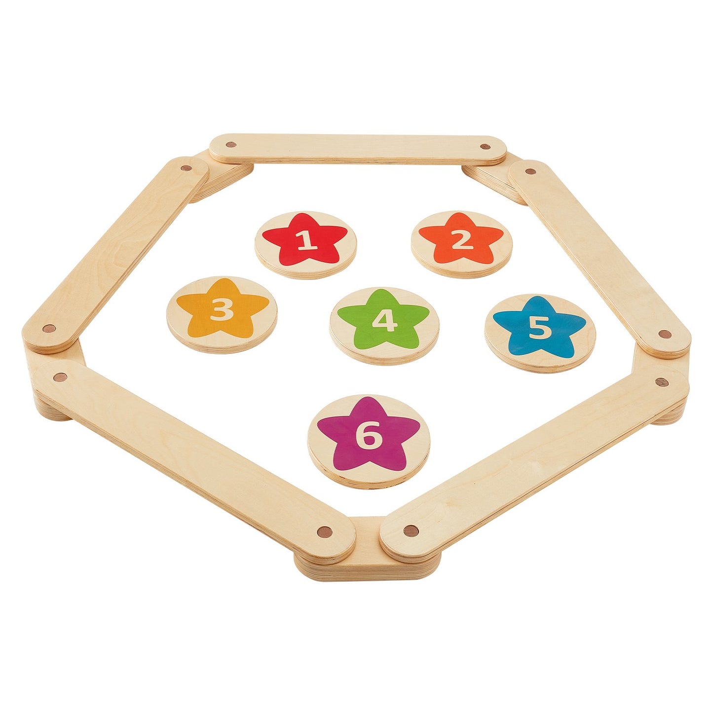 Montessori Wooden Balance Beam Set for Kids | Sensory Stepping Stones