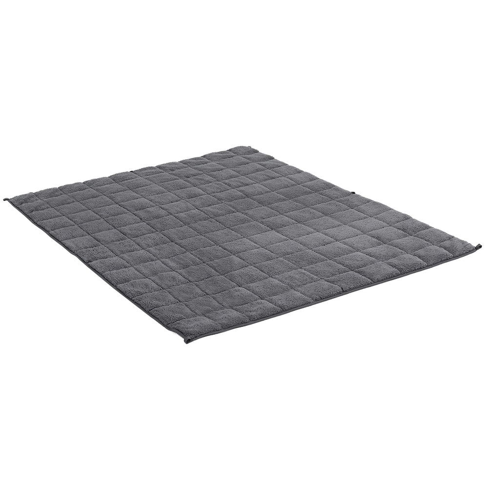 Giselle Bedding 9KG Weighted Blanket Sherpa Fleece Heavy Comfort Blanket Grey 152x203cm