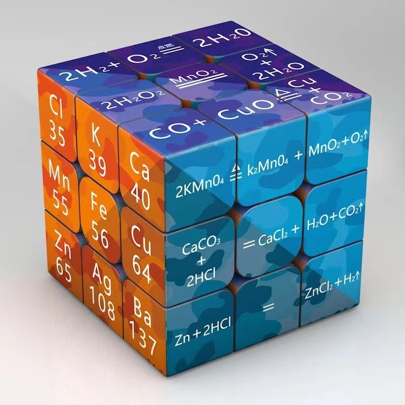 STEM Periodic Table & Advanced Formulae Rubik’s Cube – Science & Logical Thinking Challenge (Ages 7–8+ Years)