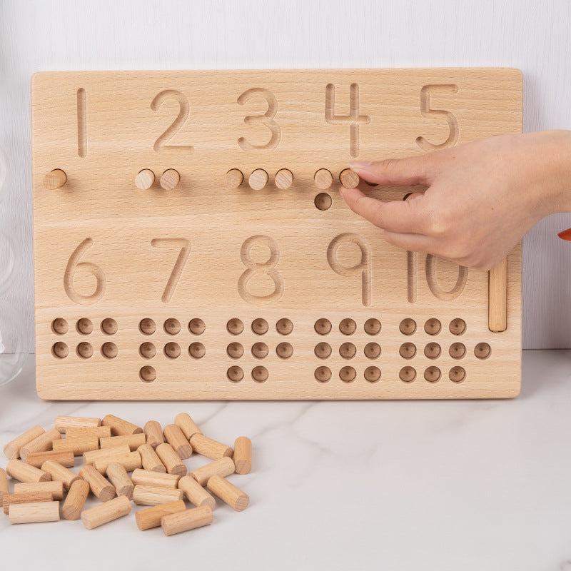 Montessori Numeracy Concept Board – Early Counting & Number Foundations (Ages 4–6+)
