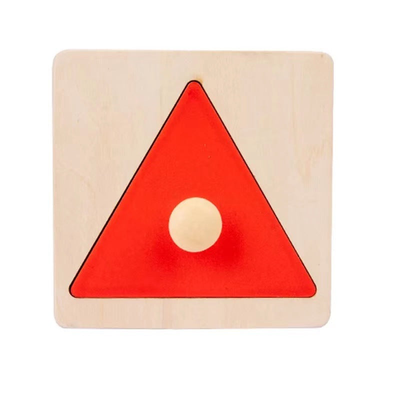 Montessori Geometric Puzzle Set – Cognitive, Sensory & Fine Motor Development (Ages 2–4)