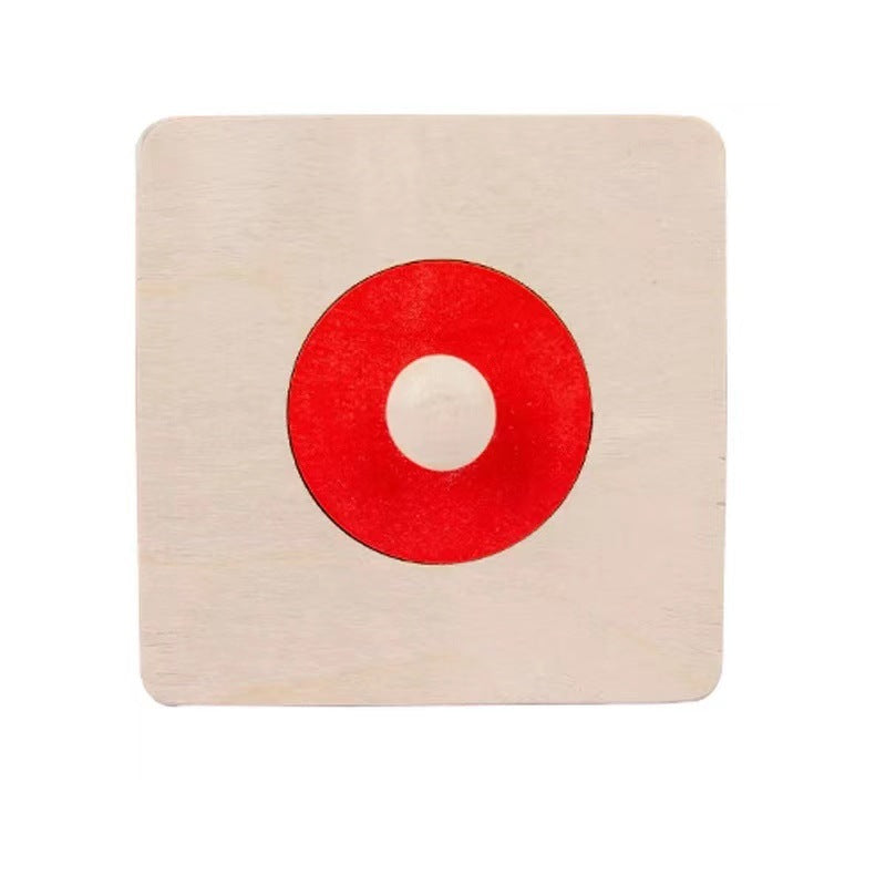 Montessori Geometric Puzzle Set – Cognitive, Sensory & Fine Motor Development (Ages 2–4)