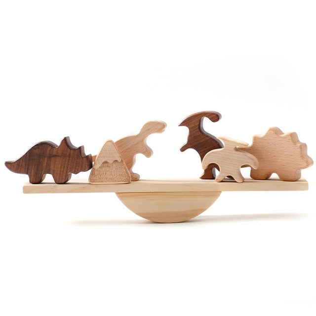 Wooden Animal Balancing Set (Ages 2–4)