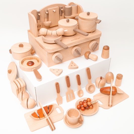 Large Practical Life Role Play Cookware Set (Ages 3–6+)