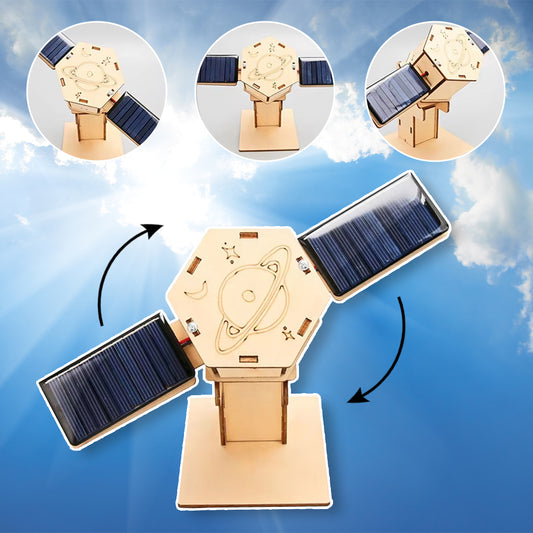 STEM Solar Satellite Engineering Kit – Discovery Learning & Cognitive Skills Builder (Ages 7–8)
