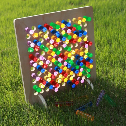 Sensory Light Peg Board – Calming Regulation & Fine Motor Development (Ages 2–6+)