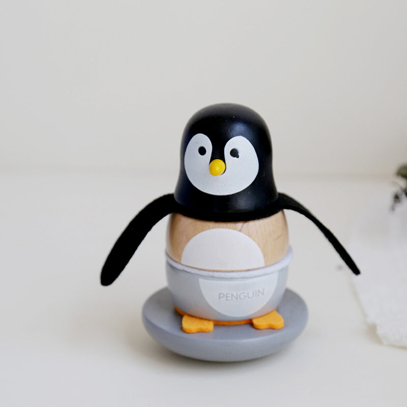 Montessori Wooden Stacking Ring Set – Cognitive & Fine Motor Development (Ages 1–3 Years)